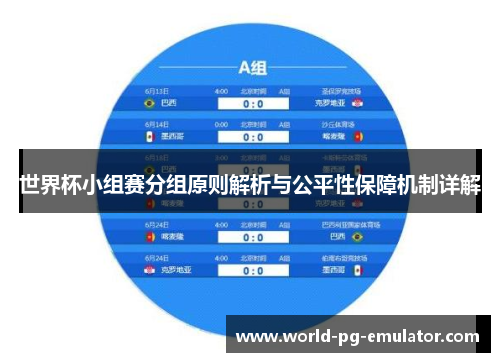 世界杯小组赛分组原则解析与公平性保障机制详解 世界杯小组赛分组原则解析与公平性保障机制详解